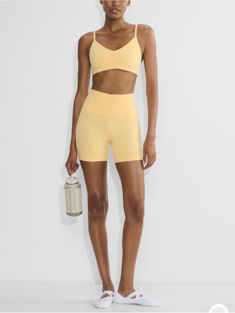 Aritzia Butter Yellow Set - M
